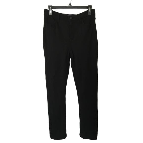 NYDJ Not Your Daughter's Jeans Size 2 Black Lift Tuck Technology Ankle Buttons - Picture 1 of 7